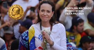 VENEZOLANA CORINA MACHADO RECIBE PREMIO NÓBEL DE LA PAZ
